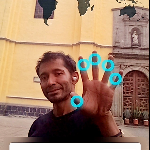 Nueva interacciónde Gesture Event: holdopenpalm